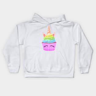 Unicorn Cupcake Kids Hoodie